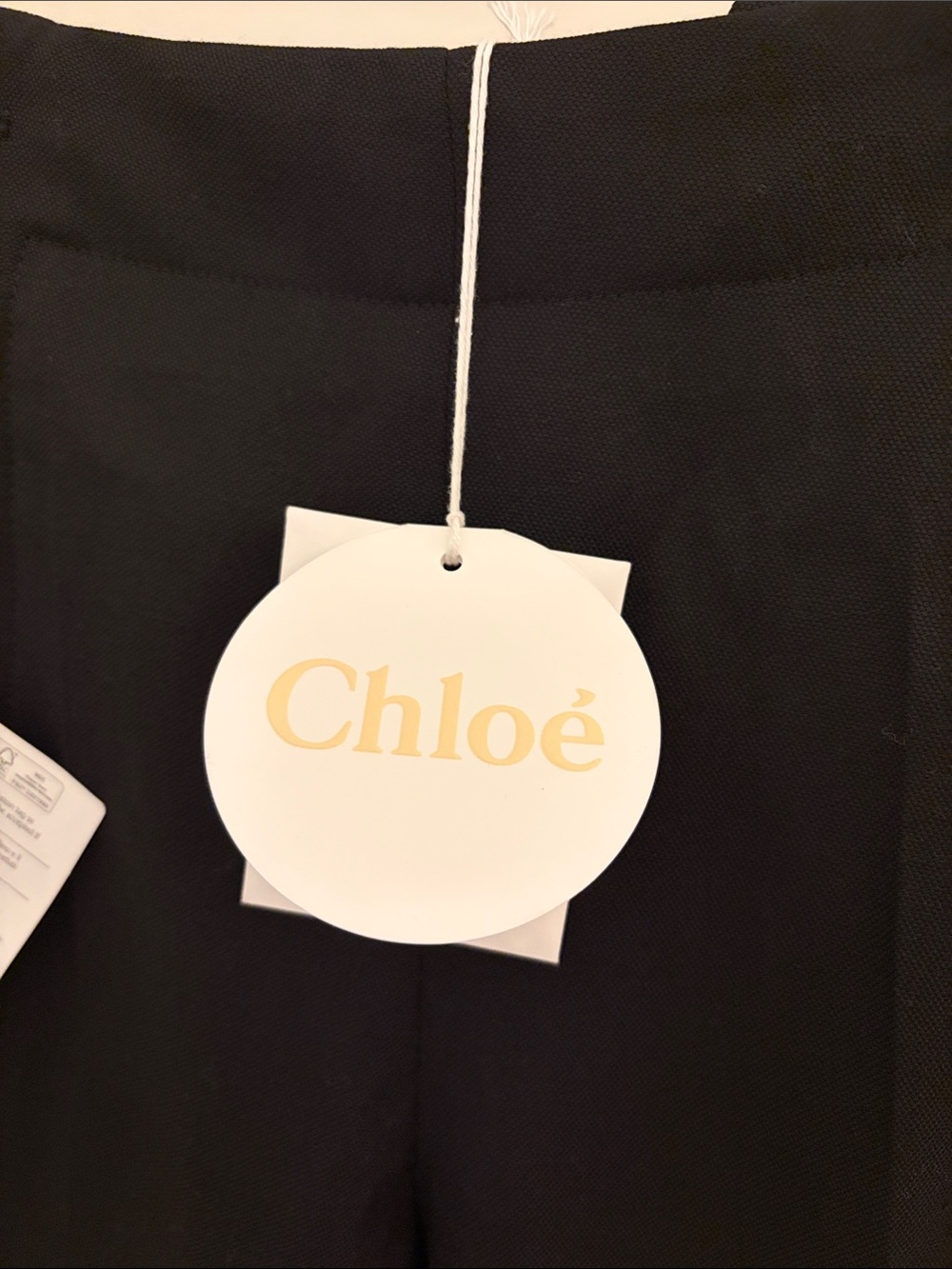NWT Chloe cropped wool/linen trousers - Picture 2 of 10